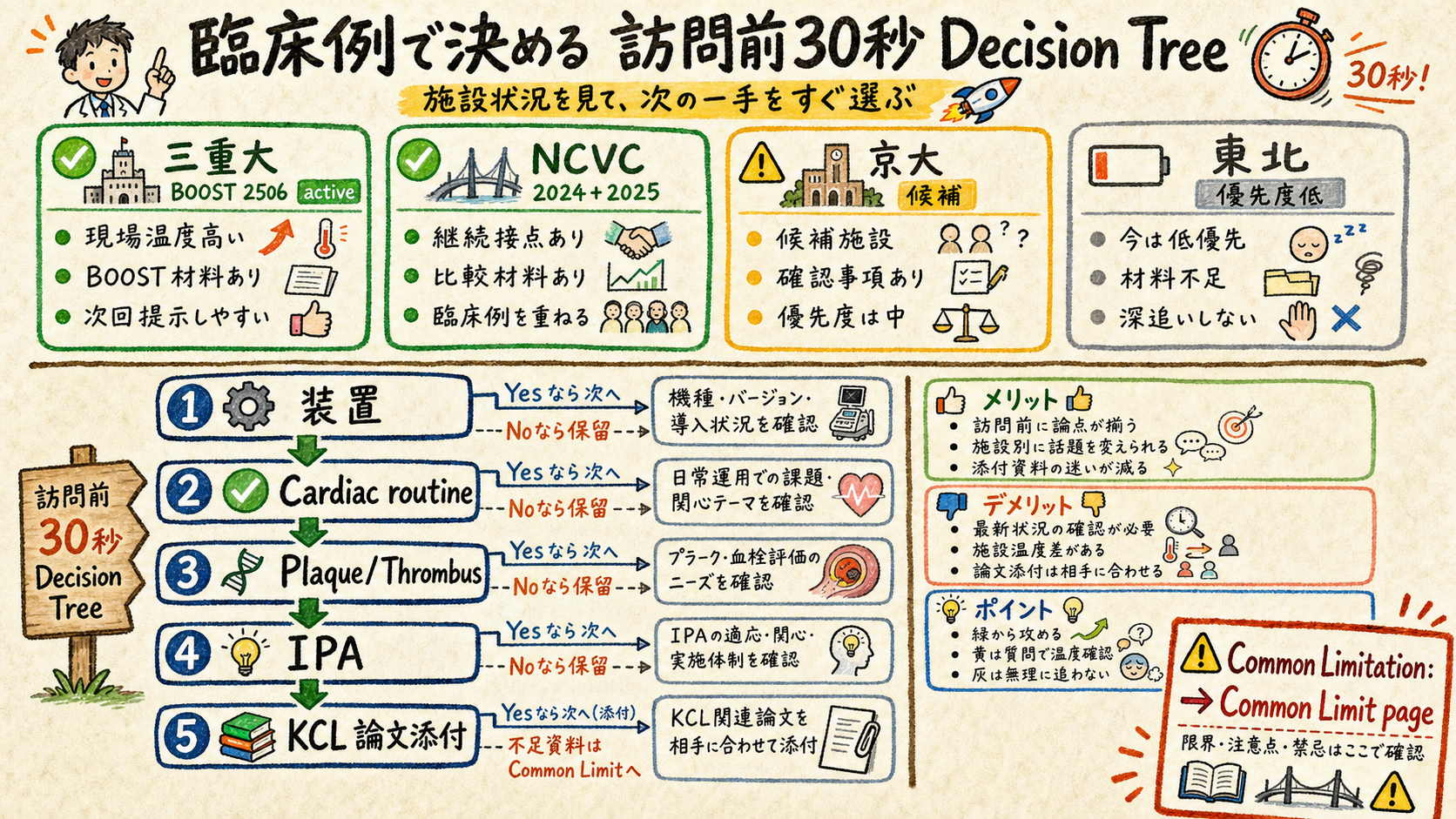 BOOST clinical and decision tree